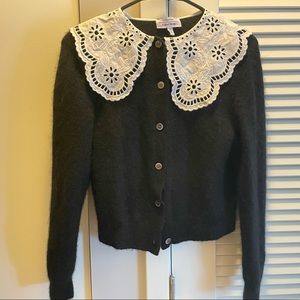 Other stories cardigan with embroidered collar